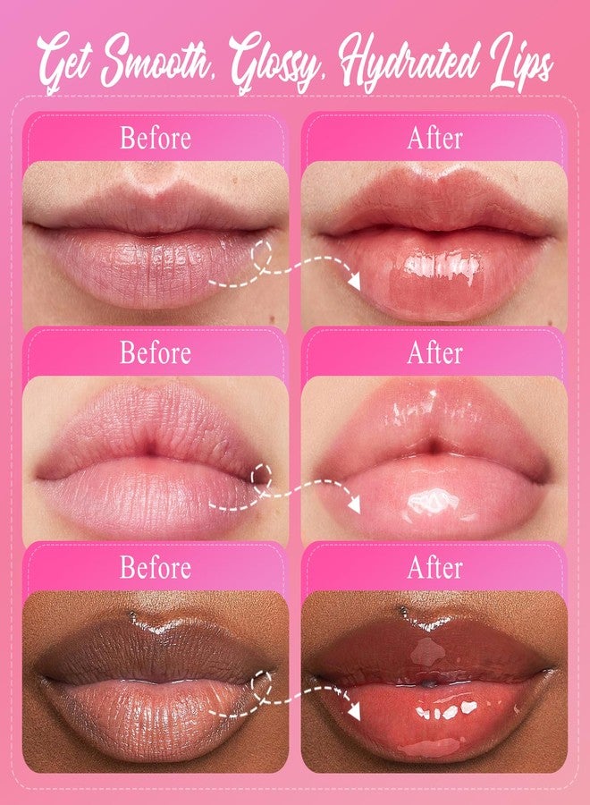 SHVYOG 4 Pack Lip Mask Set, Hydrating Lip Mask Overnight - Berry, Grape, Mint, Vanilla Flavors, Lip Sleeping Mask Nourish Lip Balm with Vitamin C & Shea Butter | Dry Lips Care Gift - Image 4